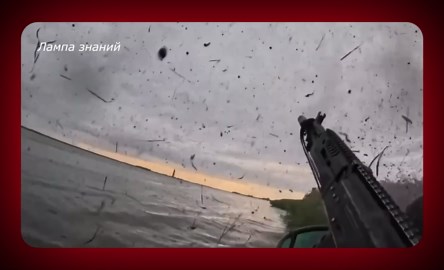 Real combat footage from Ukraine as drones obliterate a Russian boat in seconds