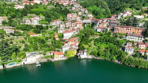 Lake Como’s Secret: Unveiling Nesso Through Stunning Aerials