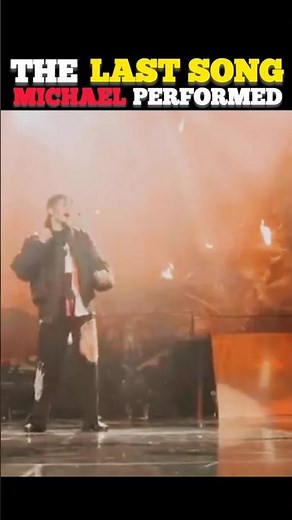 THE LAST SONG MICHAEL PERFORMED #michaeljackson#earthsong