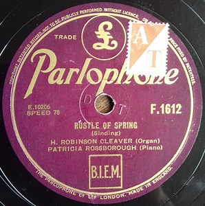 H. Robinson Cleaver, Patricia Rossborough - Rustle Of Spring / Invitation To The Waltz