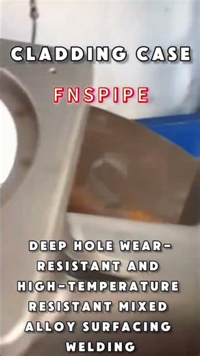 Inner wall wear resistant and high-temperature surfacing treatment#cladding #pipelining #overlay