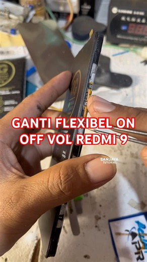 Pasang Flexibel Tombol On Off Volume Redmi 9