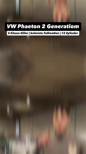 Das hier ist VWs vergessener S-Klassen Konkurrent mit 12 Zylindern, beheizten Fußmatten und wirklich verrückten Features. #vw #phaeton #autos | PetrolTwins