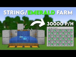 How to build infinite string duper in Minecraft EASY free emeralds