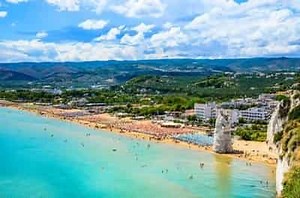 Spiaggia di Vieste webcam live e dati meteo in tempo reale - vedetta