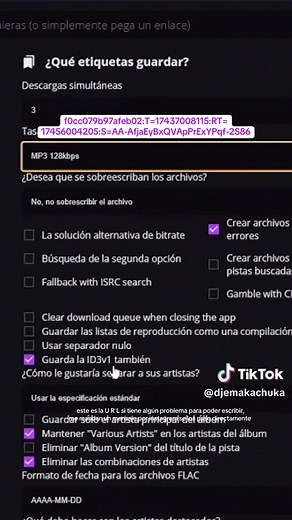URL Definitivo para DJ en Deemix