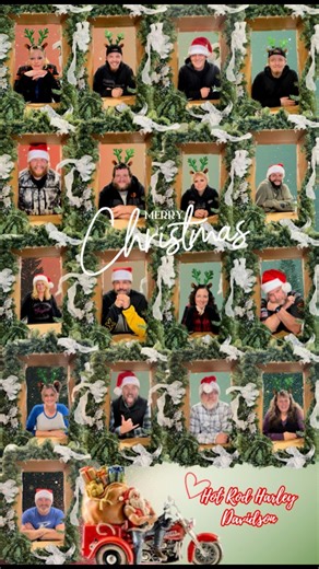 The best gifts don’t go under the tree… they work here 😉🎄 Happy Holidays from the Hot Rod family! | Hot Rod Harley-Davidson