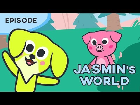 Ernest the Pig 🐷🍄 | Discover the animals | Jasmin's World | Cartoon for kids
