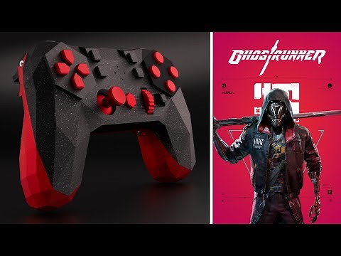 Alpakka controller: Ghostrunner gameplay