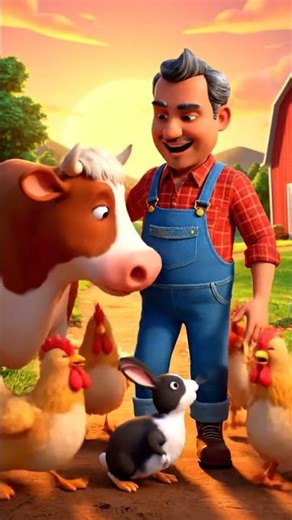 Zayn Jatoi Returns to the Farm ❤️🐮🐔🐰 #ai #animallife #farming