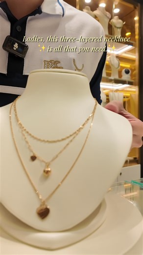 Elevate Your Style with This 3-Layered Necklace