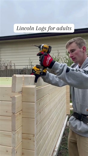 As satisfying as building lincoln logs...