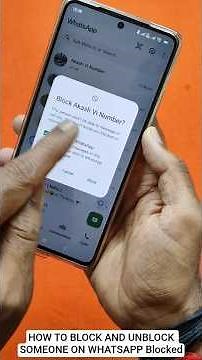 HOW TO BLOCK AND UNBLOCK SOMEONE ON WHATSAPP Blocked