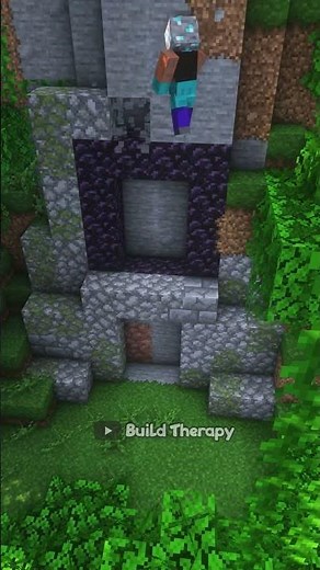 My Favourite Jungle Portal Decoration. #minecraft #minecraftbuilding #minecrafttutorial #gaming