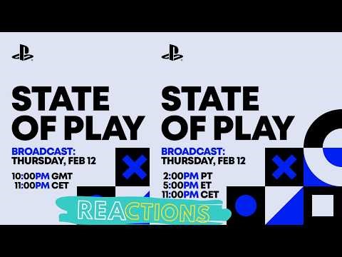 🔴LIVE - PlayStation State of Play February 2026 | REACTIONS | Vertical Stream