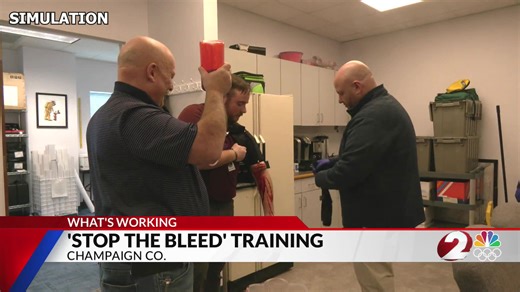 'Stop the Bleed' training in Champaign County