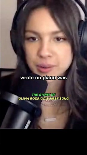 The Story of Olivia Rodrigo's First Song #oliviarodrigo