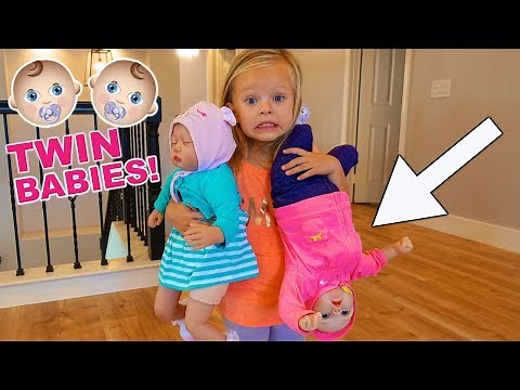 4 YEAR OLD BABYSITS TWIN BABIES! 👶🏼