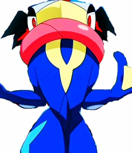 credits to @yukilook for the idea: Ash-Greninja is a unique transformation of Greninja that appears in the Pokémon anime during the Kalos arc of Pokémon the Series: XY. It represents a rare phenomenon called Bond Phenomenon, where the connection between Trainer and Pokémon becomes so synchronized that the Pokémon temporarily takes on traits resembling its Trainer. ⸻ 🔹 Origin & Concept In the anime, Ash’s Greninja doesn’t Mega Evolve with a Mega Stone like other Pokémon. Instead, when its bond w