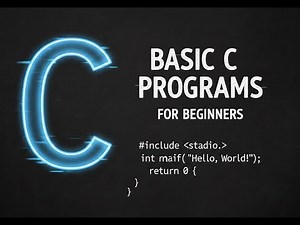 🚀 C Programming for Beginners: Your First Program!