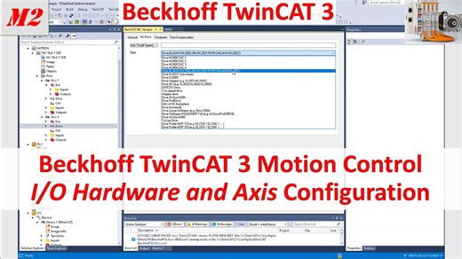 MB02. 倍福TwinCAT 3 NC 项目创建, IO组态, 及运动控制轴的建立