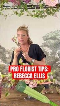 Stem Technique That Actually Works | Pro Florist tips with Rebecca Ellis