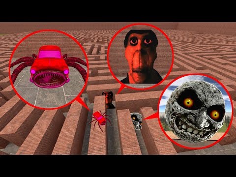 Epic Battle: CAR EATER VS TERMINA VS DEMUNGA in (Garry's Mod)