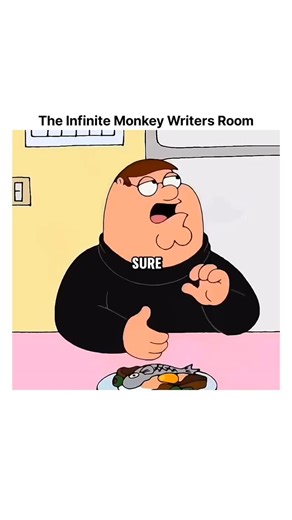cartooncreation on Instagram: "Ever wondered what it actually looks like when you put enough monkeys in a room with a typewriter? Turns out, it's less "random chaos" and more "heated writers' room debate." In this classic Family Guy clip, Peter Griffin tries to prove that monkeys can produce Shakespeare. While they eventually land on the iconic "A rose by any other name" line from Romeo and Juliet, it takes some serious brainstorming, a few rejected flower names, and a little bit of attitude to