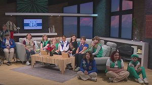 Girl Scouts Troop 10094 visits KOIN studios
