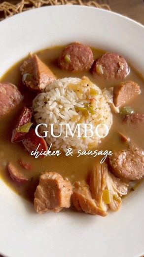 Chicken & Sausage Gumbo Recipe with Parish Rice