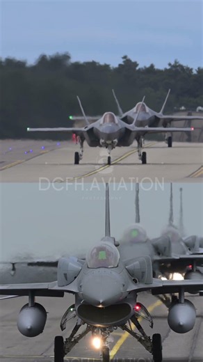 Who did it better? USAF F35s or Polish Air Force F16s…