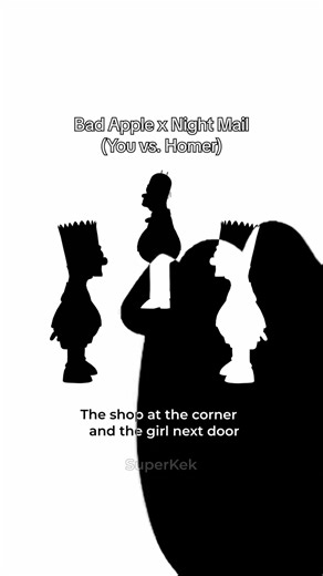 Night Mail x Bad Apple (You vs Homer) #youvshomer