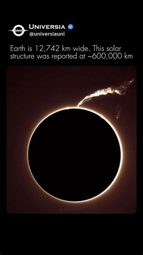 This Solar Eruption Was 600,000 KM High