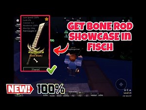 How To GET BONE ROD SHOWCASE in Fisch! Roblox (Full Crafting Guide)