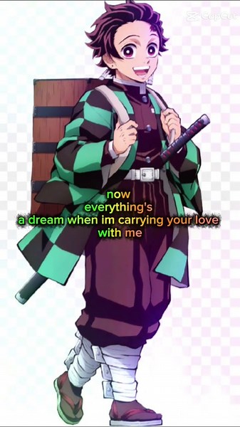 🎶🎵im carrying your love with me🎶🎵 #tanjirokamado #nezukokamado #nezukotanjiro
