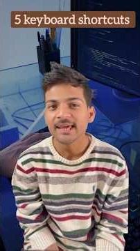 5 Keyboard shortcuts for coders. #coding #programming#keyboard #hacks #keyboardshortcuts