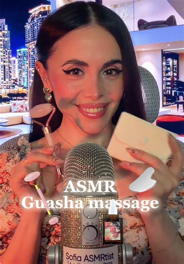 Guasha massage with Dr. Althea vitamin C serum for deep relaxation