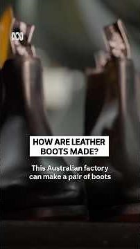 Boots: one hour to make, years to break in #Factory #Boots #DrKarl