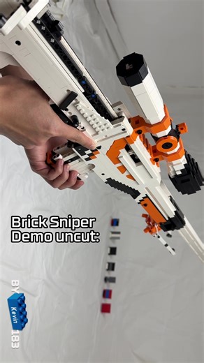 Working Brick Sniper Non-#lego Building Kit in my shop! #legomoc #buildingblocks #cs2 #legogun
