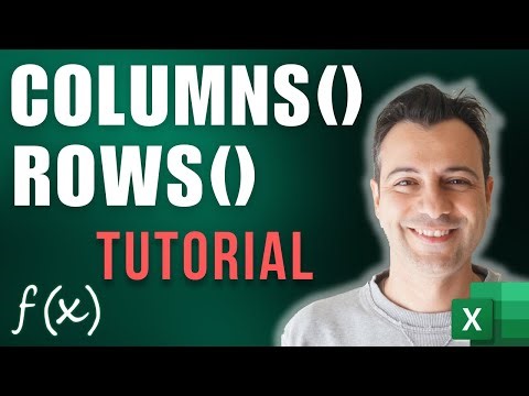 Excel ROWS & COLUMNS Function Tutorial