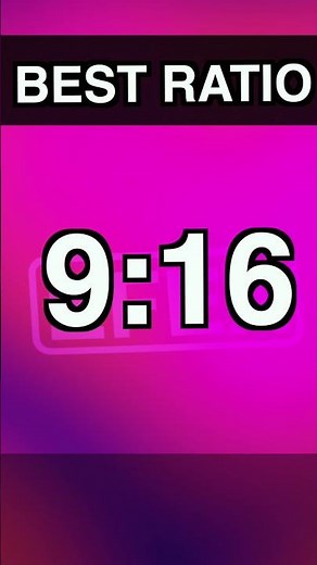 Best Aspect Ratio for Youtube Shorts (Short Video Frame Size) To Get Views & Go Viral #shorts