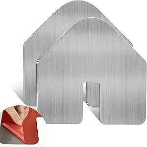 U0U Bow Guard for Boats,2 Pcs Boat Bow Protector with Adhesive,Stainless Steel Boat Keel Guard for Protecting Ships from Wear and Scratches