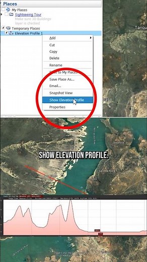 How to create Elevation profile in Google Earth 🌏 #architecture