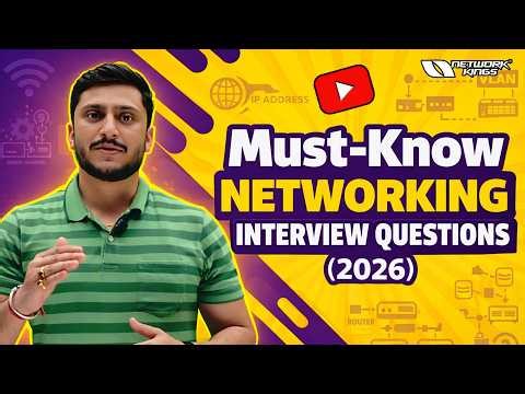 5 Most Common Networking Interview Questions You Must Know (2026)