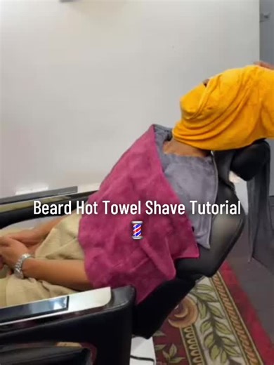Beard Hot Towel Shave Tutorial at James Barbershop