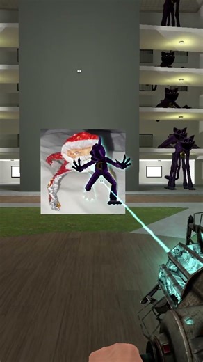 GOO GOO GAGA AND CATNAP JAPANESE COLOR MIXING IN GARRY'S MOD #shorts