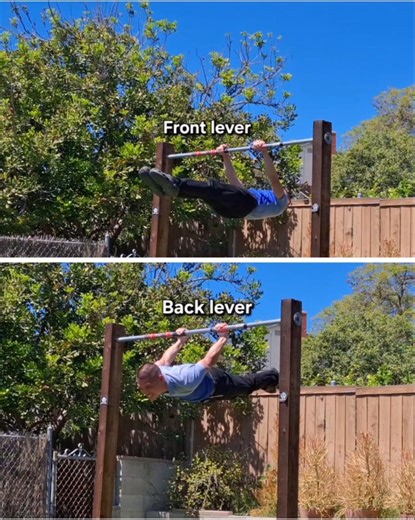 Front lever to muscle up to back lever to muscle up to front lever! #SanDiegoFitness