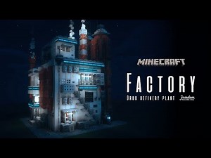 [Creating Cyberpunk Architecture in Minecraft] Drug refinery plant #123