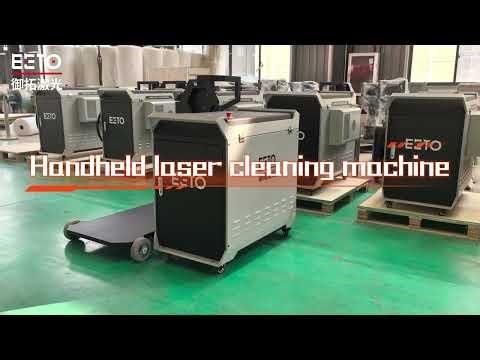 1500W Fiber Laser Rust Cleaning Demo | Adjustable 300mm Cleaning Width