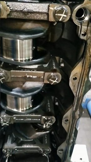 Engine Crankshaft Fitting Process Complete #ytshorts #viralshorts #mechanic #car #repairing